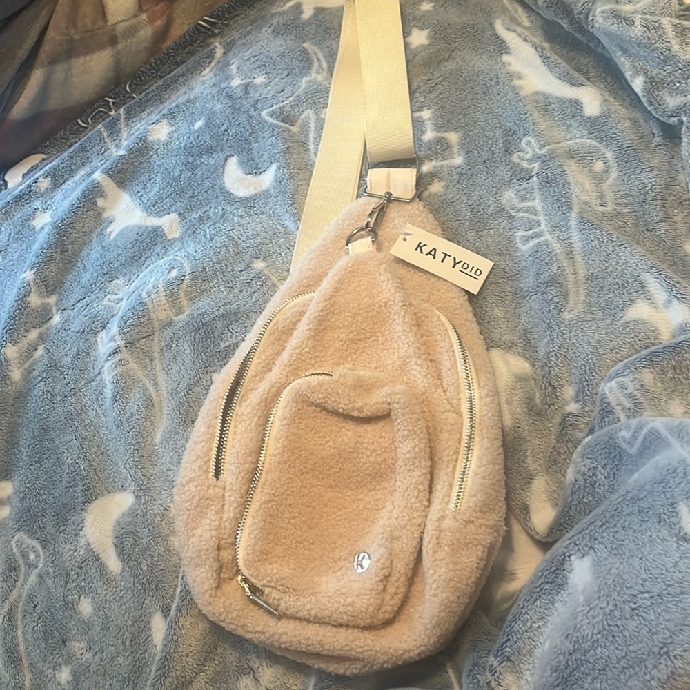 NWT Katydid Tan Crossbody Bag